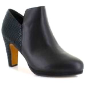 New Black leather bootie.